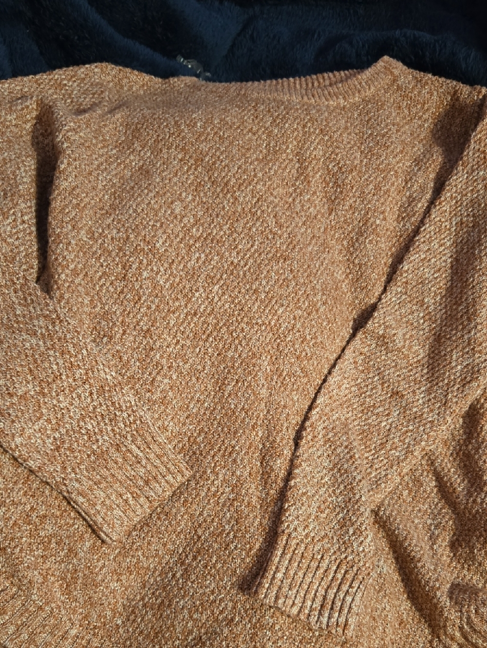 Pink Clover Marbeled Knit Sweater